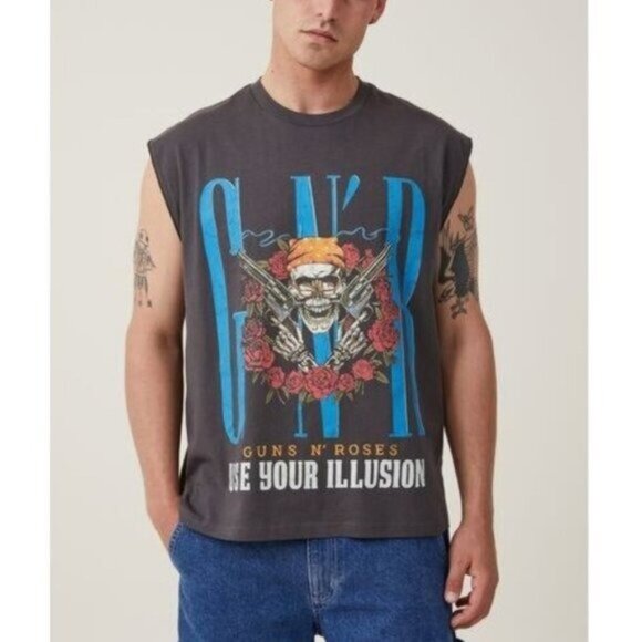 Cotton On Other - Guns N' Roses Graphic Tee Mens Cotton On